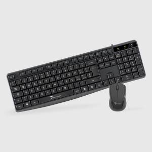 Techmade Kit Tastiera + Mouse Con Filo TM-KM002 Black