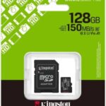 Kingston Micro SD 128GB Cl10 Canvas S.Plus SDCS3/128GB +Ad.SD