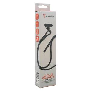 Techmade Cavo Smart Black Fast Charging Usb/C TO Usb/C Est.Max 150cm