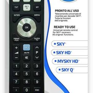 Superior Telecomando Universale SKY / SKY HD / MYSKY HD / SKY Q SH