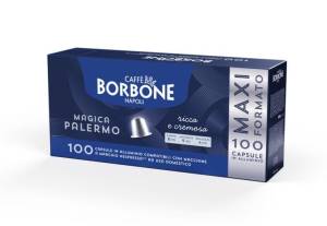 Borbone Capsule Comp.Nespresso Alluminio Palermo 100pz