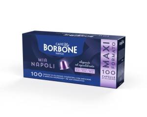 Borbone Capsule Comp.Nespresso Alluminio Mia Napoli 100pz