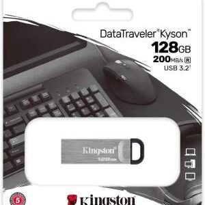 Kingston Pendrive USB-A 3.2128GB DTKN/128GB Kyson Argento