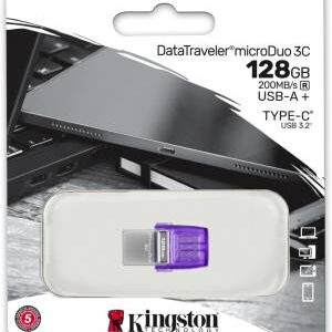 Kingston Pendrive MicroDuo USB-A/USB-C 3.2 128GB DTDUO3CG3/128GB