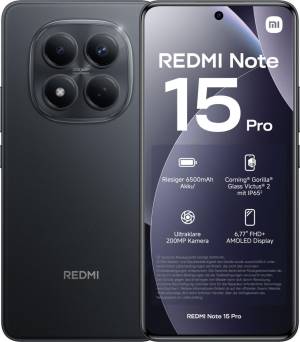 Xiaomi Redmi Note 15 Pro 8+256GB 6.77" Black ITA