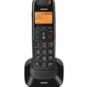 Telefono Cordless Brondi Bravo Bright Nero